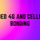 Bonded 4G and Cellular Bonding