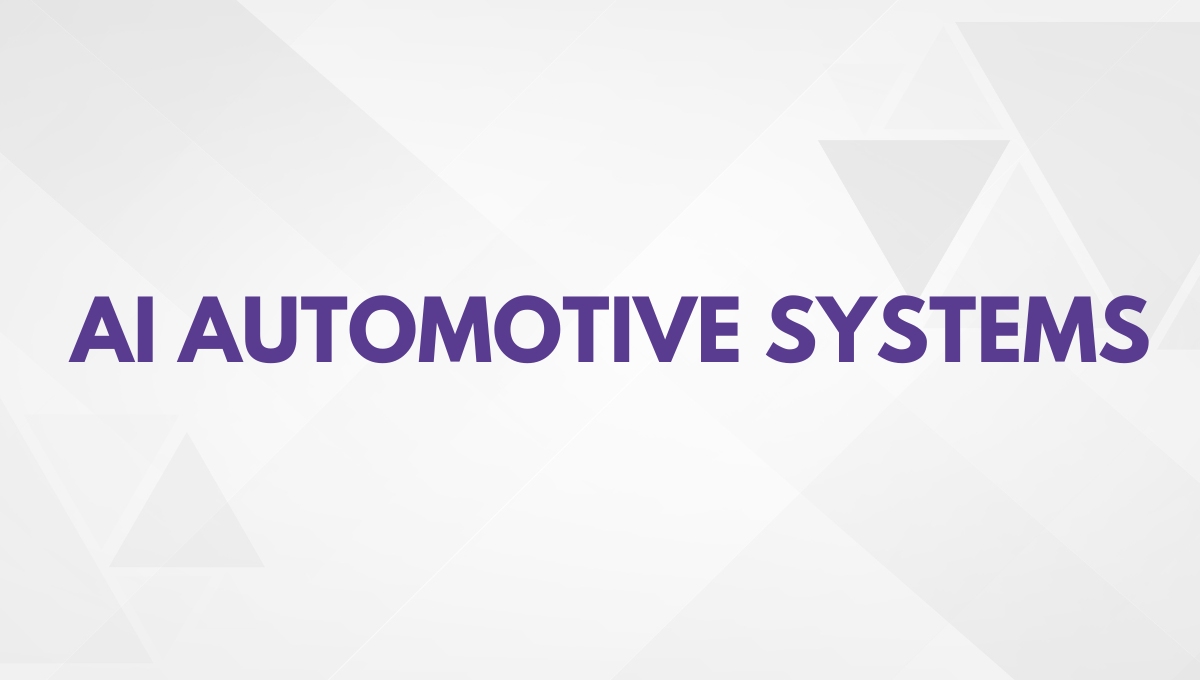 AI automotive systems