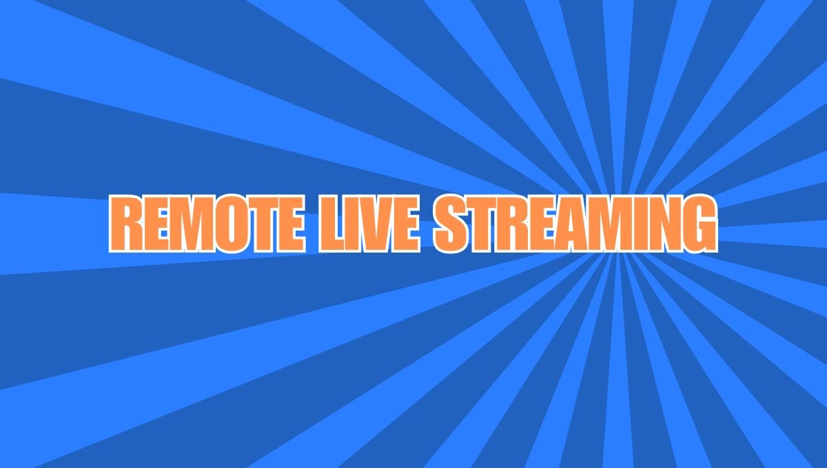 Remote live video production i